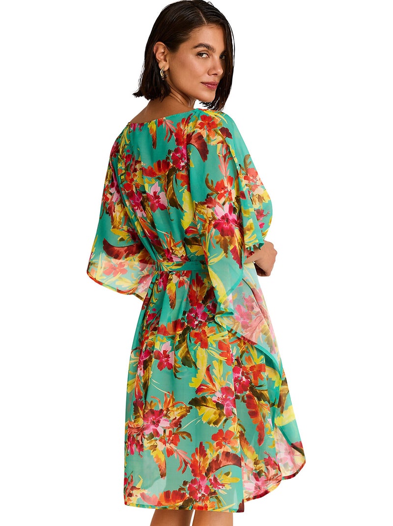 Strand kaftan tropico Groen - Kiabi