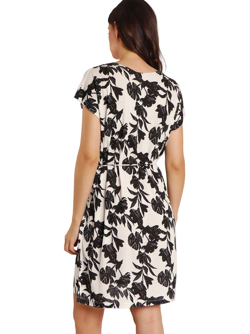 Strand kaftan waves Wit - Kiabi