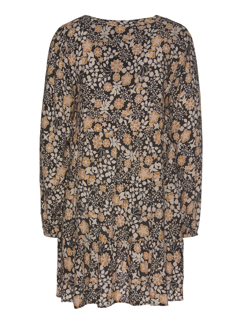 Strand tuniek lange mouw ranunkel Multicolor - Kiabi