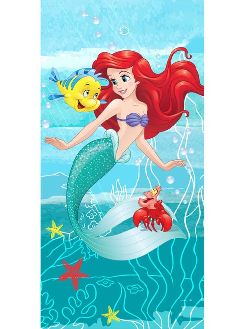 Strandhanddoek katoen bedrukt Ariel Disney Princess - Kiabi Strandhanddoek katoen bedrukt Ariel Disney Princess - Kiabi
