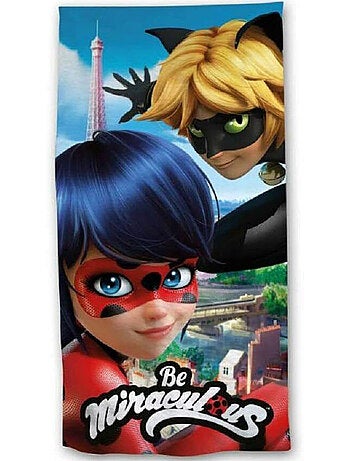 Strandhanddoek 'Ladybug' 70 x 140 cm microvezel polyester Miraculous