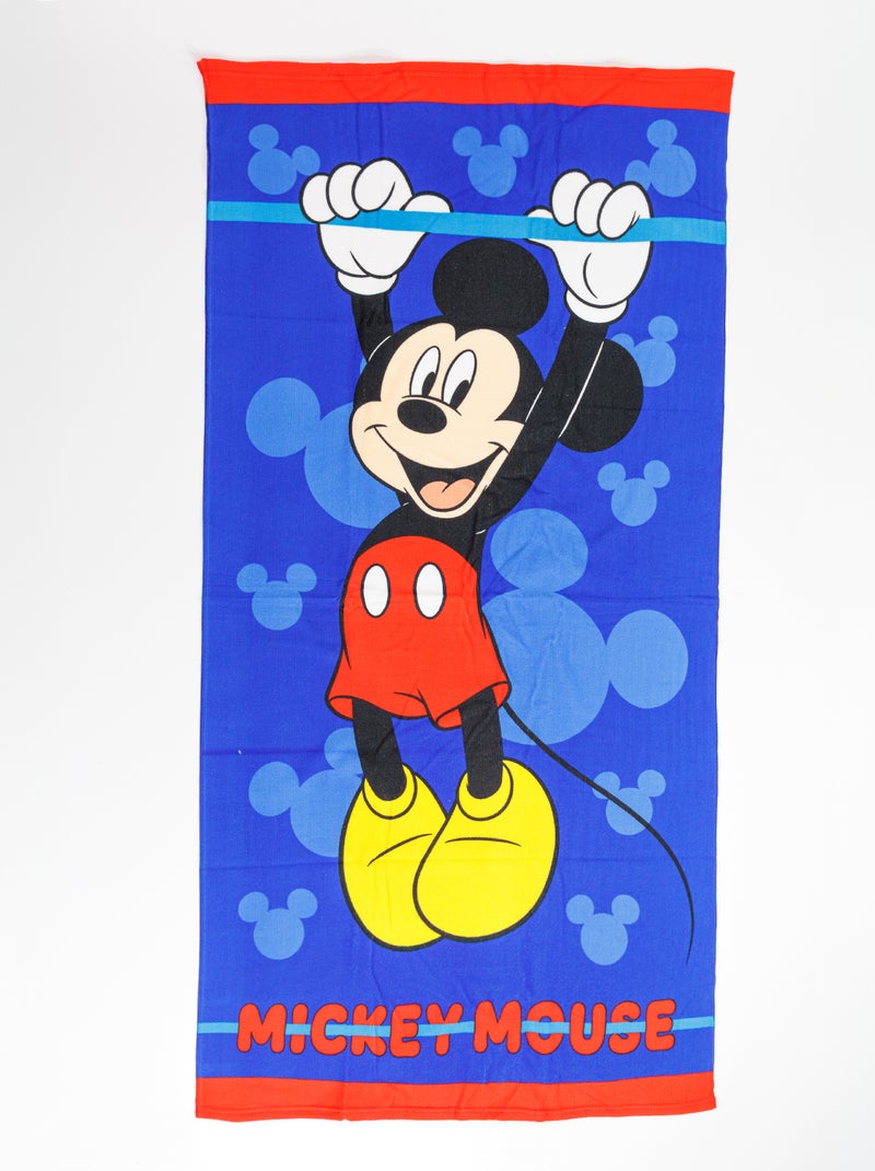 Strandhanddoek 'Mickey' BLAUW - Kiabi