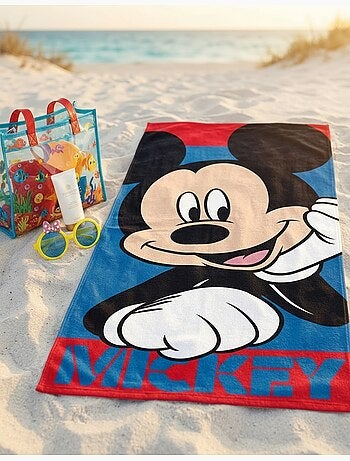 Strandlaken Kind Mickey Mouse Disney 70x140 cm 100% Polyester