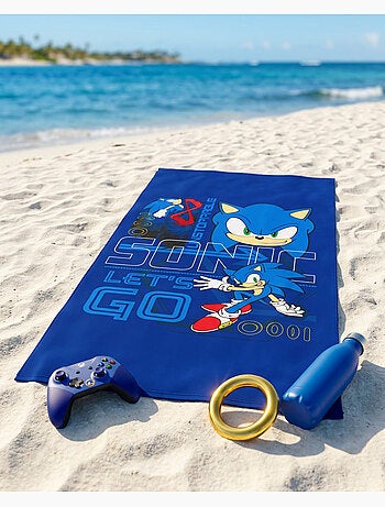 Strandlaken Kind Sonic the Hedgehog 70x140 cm 100% Polyester