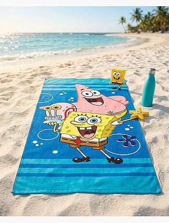 Strandlaken Kind SpongeBob SquarePants 70x140 cm 100% Polyester