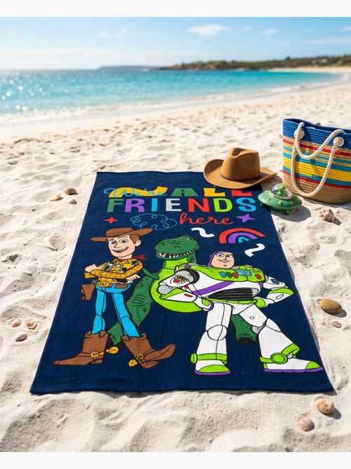 Strandlaken Kind Toy Story Disney Pixar 70x140 cm 100% Polyester - Kiabi