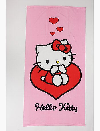 Strandlaken Meisje Hello Kitty Sanrio 70x140 cm 100% Polyester