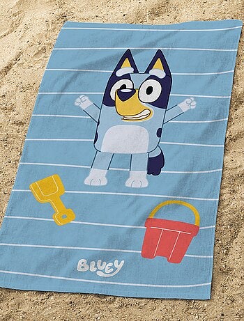 Strandlaken met 'Bluey'-print