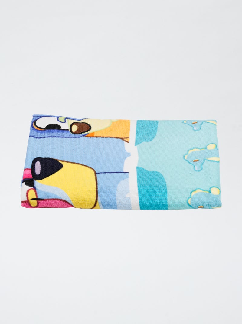 Strandlaken met Bluey-print BLAUW - Kiabi