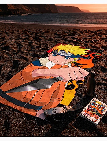 Strandlaken Naruto Shippuden 70x140 cm 100% Katoen