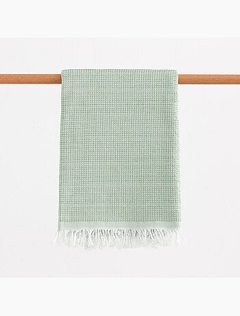 Strandpareo en handdoek van reliëfstof, Fouta - Gamusi.