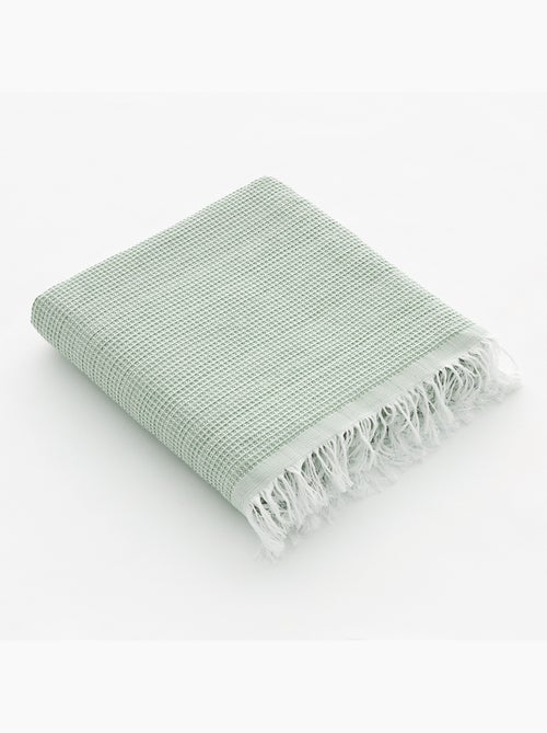 Strandpareo en handdoek met wafelstructuur, Fouta - Gamusi. - Kiabi Strandpareo en handdoek met wafelstructuur, Fouta - Gamusi. - Kiabi