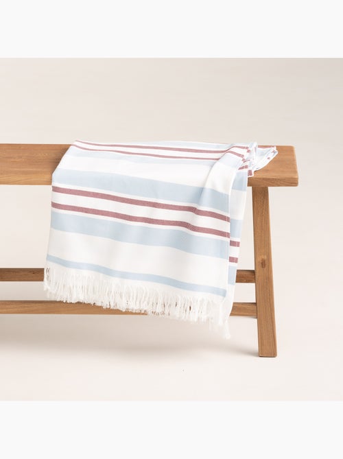 Strandpareo en handdoek van reliëfstof, Fouta - Gamusi. - Kiabi Strandpareo en handdoek van reliëfstof, Fouta - Gamusi. - Kiabi
