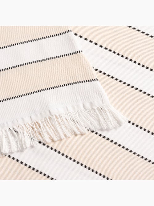 Strandpareo en handdoek van reliëfstof, Fouta - Gamusi. - Kiabi Strandpareo en handdoek van reliëfstof, Fouta - Gamusi. - Kiabi
