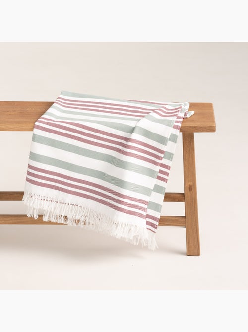 Strandpareo en handdoek van reliëfstof, Fouta - Gamusi. - Kiabi Strandpareo en handdoek van reliëfstof, Fouta - Gamusi. - Kiabi