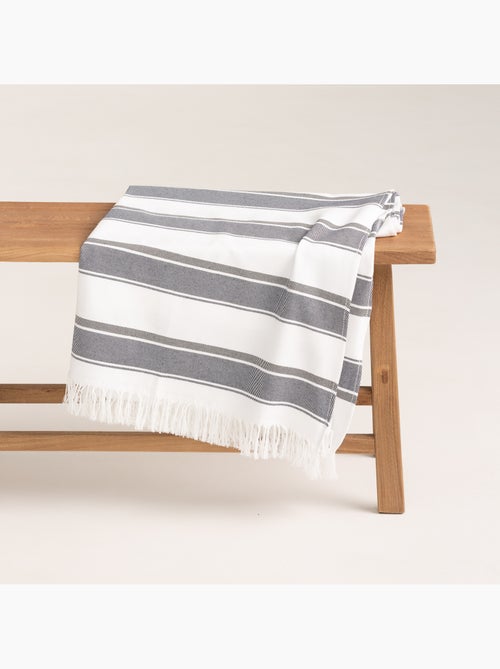 Strandpareo en handdoek van reliëfstof, Fouta - Gamusi. - Kiabi Strandpareo en handdoek van reliëfstof, Fouta - Gamusi. - Kiabi