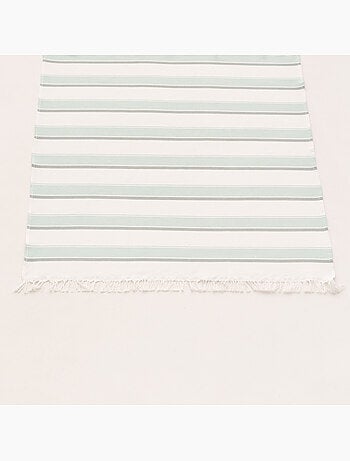 Strandpareo en handdoek van reliëfstof, Fouta - Gamusi.