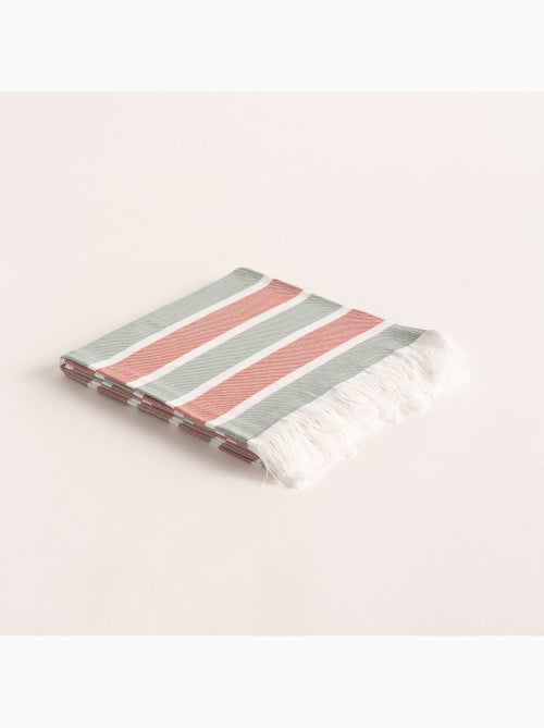Strandpareo en handdoek van reliëfstof, Fouta - Gamusi. - Kiabi Strandpareo en handdoek van reliëfstof, Fouta - Gamusi. - Kiabi