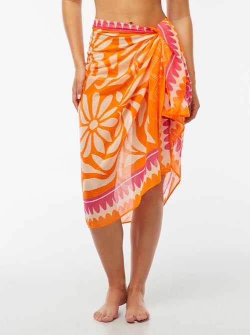 Strandpareo met print - Kiabi