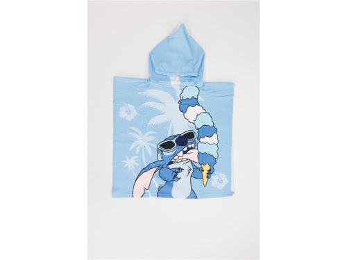 Strandponcho Disney Stitch IJsje 55x110cm – Hemelsblauw Hibiscus – Capuchon – 100% Polyester – Offic - Kiabi Strandponcho Disney Stitch IJsje 55x110cm – Hemelsblauw Hibiscus – Capuchon – 100% Polyester – Offic - Kiabi