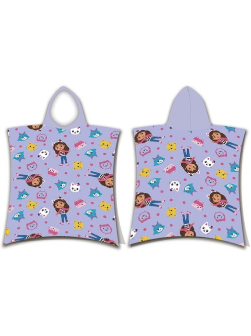 Strandponcho Gabby's Dollhouse 55x110cm – Capuchon – 100% Polyester – Officiële Licentie - Kiabi Strandponcho Gabby's Dollhouse 55x110cm – Capuchon – 100% Polyester – Officiële Licentie - Kiabi