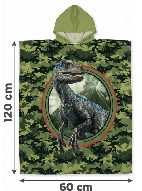 Strandponcho Jurassic World 60x120cm – Capuchon – 100% Katoen – Officiële Licentie - Kiabi Strandponcho Jurassic World 60x120cm – Capuchon – 100% Katoen – Officiële Licentie - Kiabi