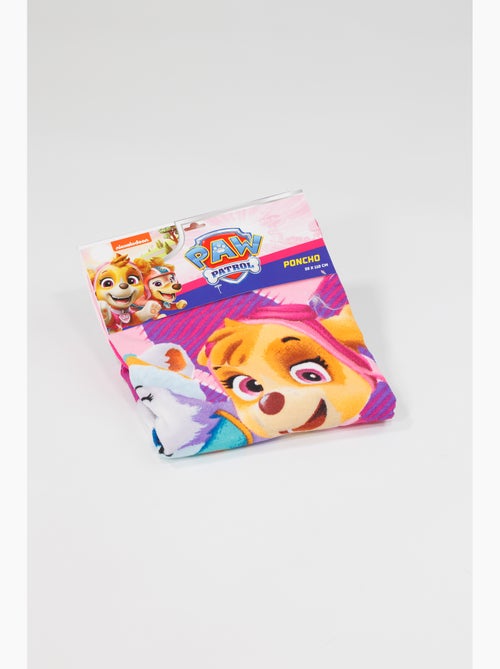 Strandponcho PAW Patrol Skye Everest 55x110cm – Roze Fuchsia – Puntige Capuchon – 100% Polyester – O - Kiabi Strandponcho PAW Patrol Skye Everest 55x110cm – Roze Fuchsia – Puntige Capuchon – 100% Polyester – O - Kiabi