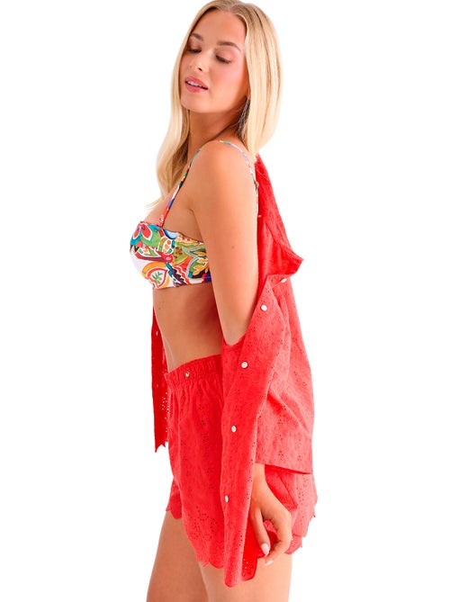 Strandshirt met driekwart mouwen panama - Kiabi Strandshirt met driekwart mouwen panama - Kiabi