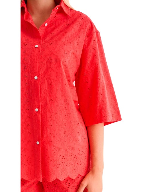 Strandshirt met driekwart mouwen panama - Kiabi Strandshirt met driekwart mouwen panama - Kiabi