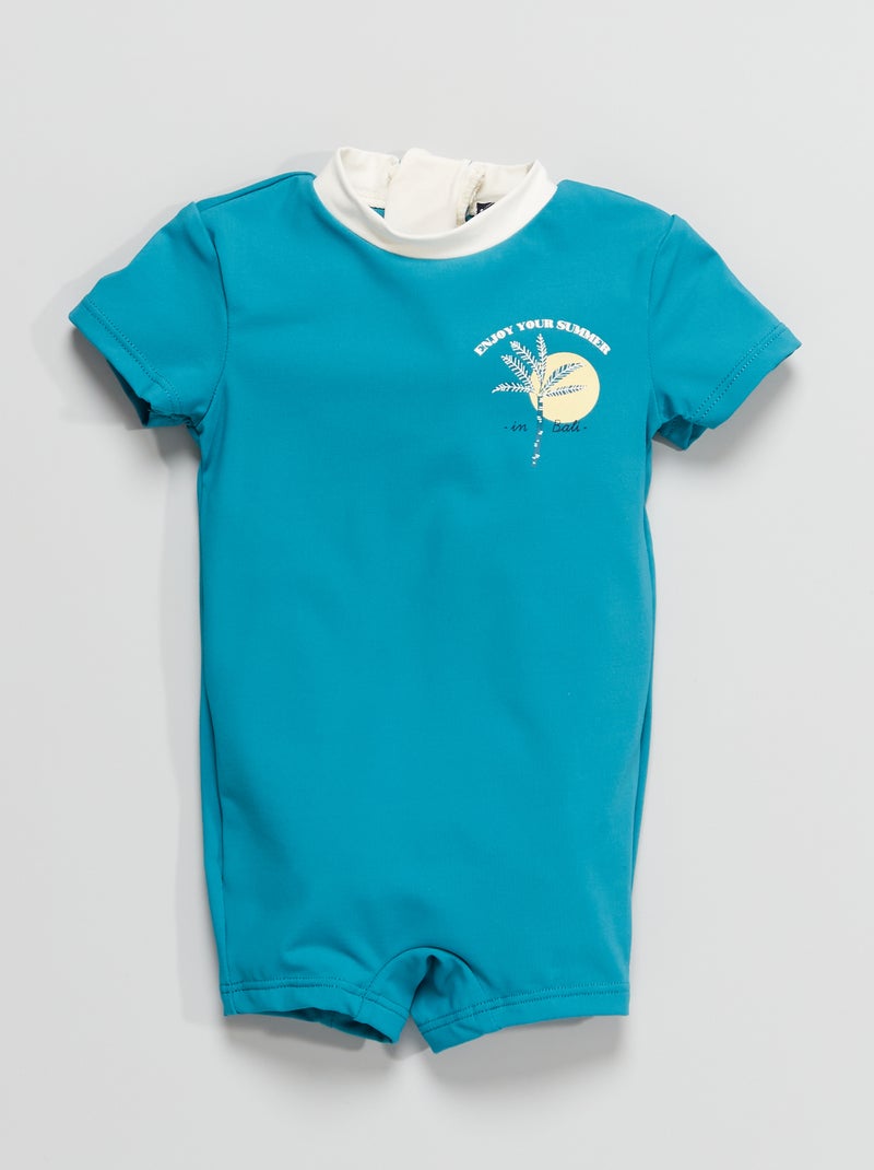 Strandspeelpakje met print BLAUW - Kiabi