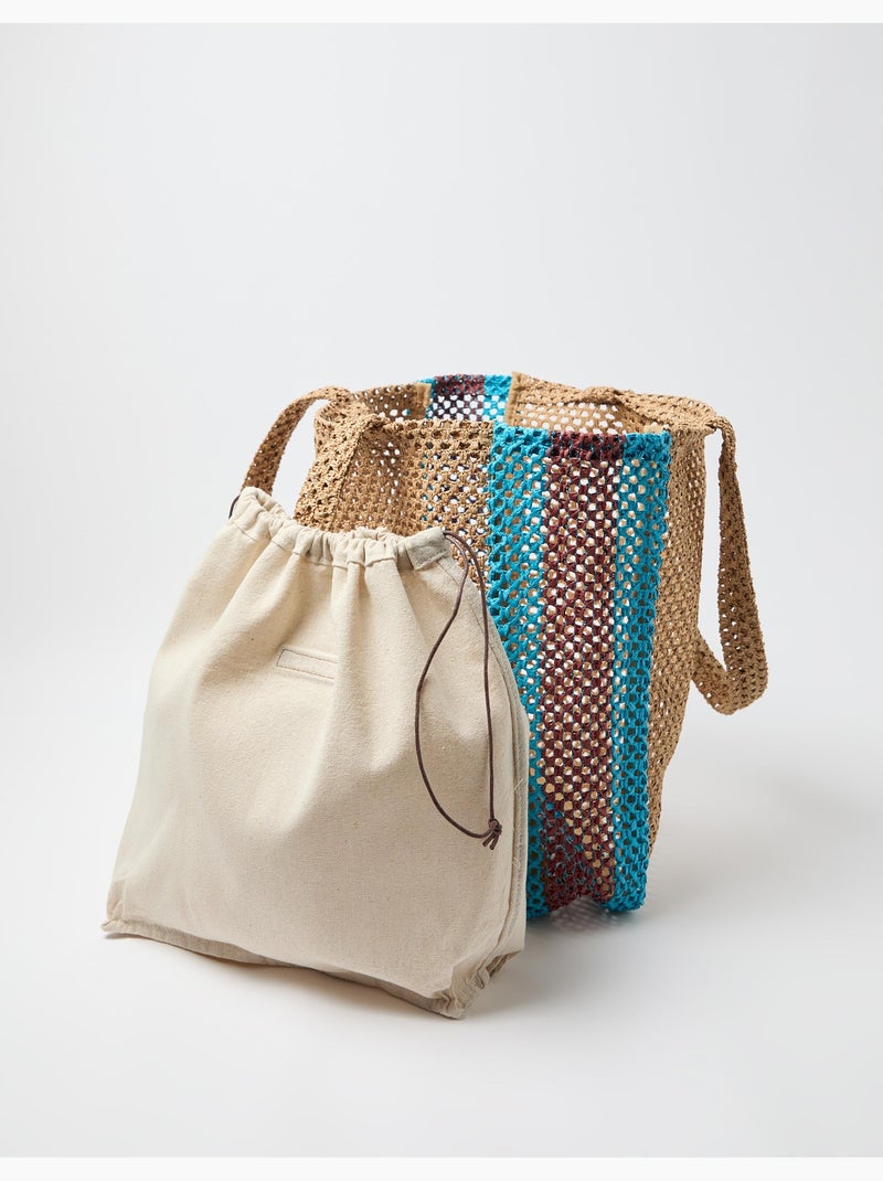 Strandtas, MO Fashion Beige - Kiabi