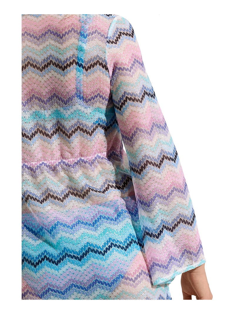 Strandtuniek met lange mouwen las vegas Blauw - Kiabi
