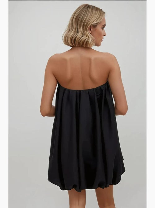 Strapless ballon mini-jurk hiccup - Kiabi Strapless ballon mini-jurk hiccup - Kiabi