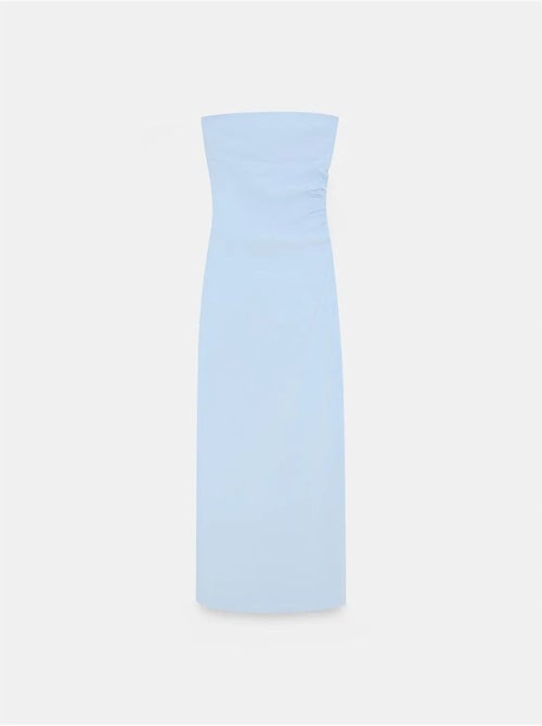 Strapless bodycon midi-jurk met split dilvin - Kiabi Strapless bodycon midi-jurk met split dilvin - Kiabi