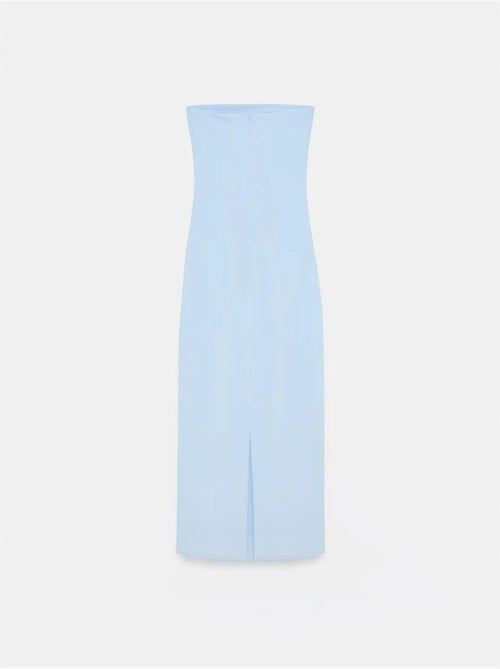 Strapless bodycon midi-jurk met split dilvin - Kiabi Strapless bodycon midi-jurk met split dilvin - Kiabi