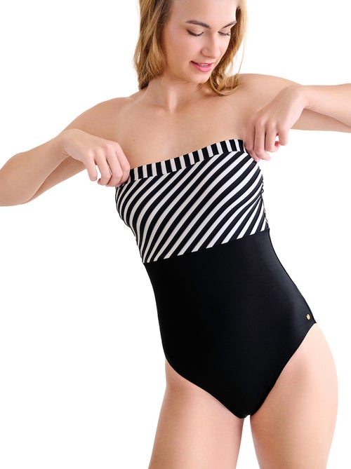 Strapless eendelig zwempak zonder beugel bondi beach - Kiabi Strapless eendelig zwempak zonder beugel bondi beach - Kiabi