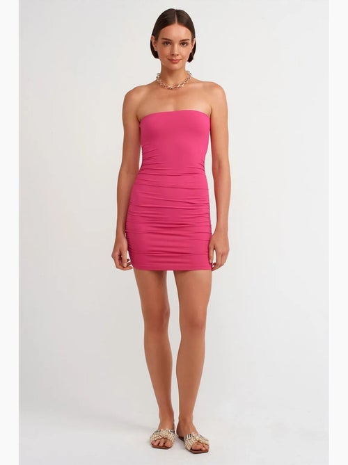 Straploze bodycon mini-jurk dilvin - Kiabi Straploze bodycon mini-jurk dilvin - Kiabi