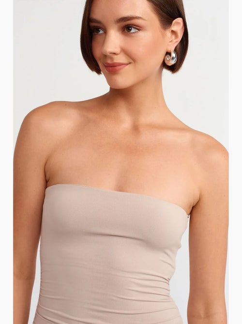 Straploze bodycon mini-jurk dilvin - Kiabi
