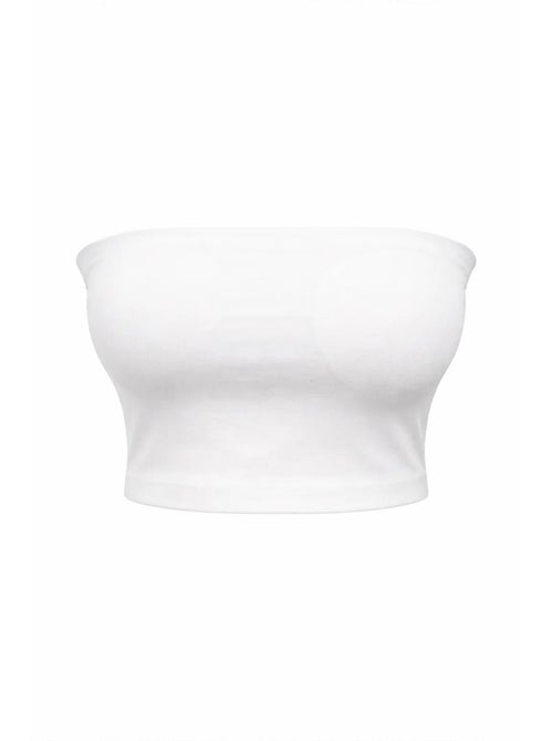 Straploze crop bandeaublouse mixray - Kiabi