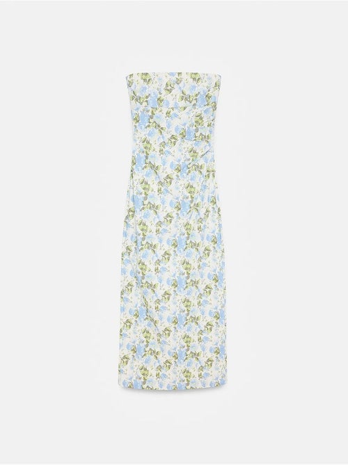 Straploze midi bodyconjurk met bloemenprint dilvin - Kiabi Straploze midi bodyconjurk met bloemenprint dilvin - Kiabi