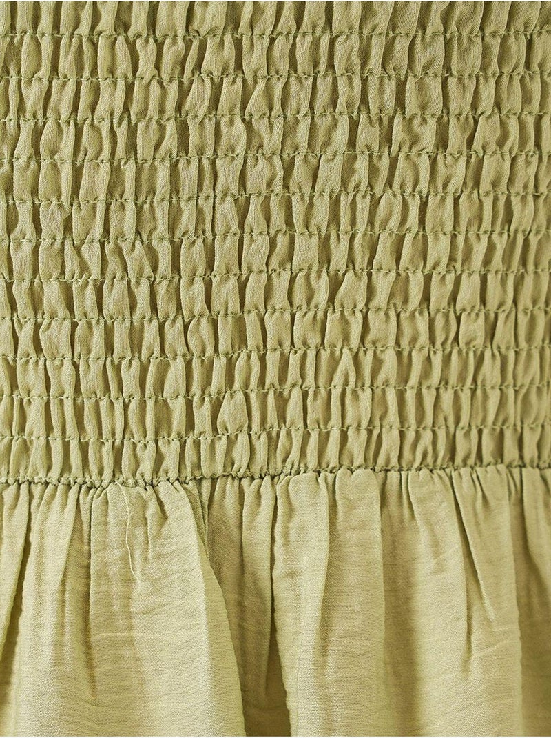 Strappy ayrobin-jurk bdart Groen - Kiabi