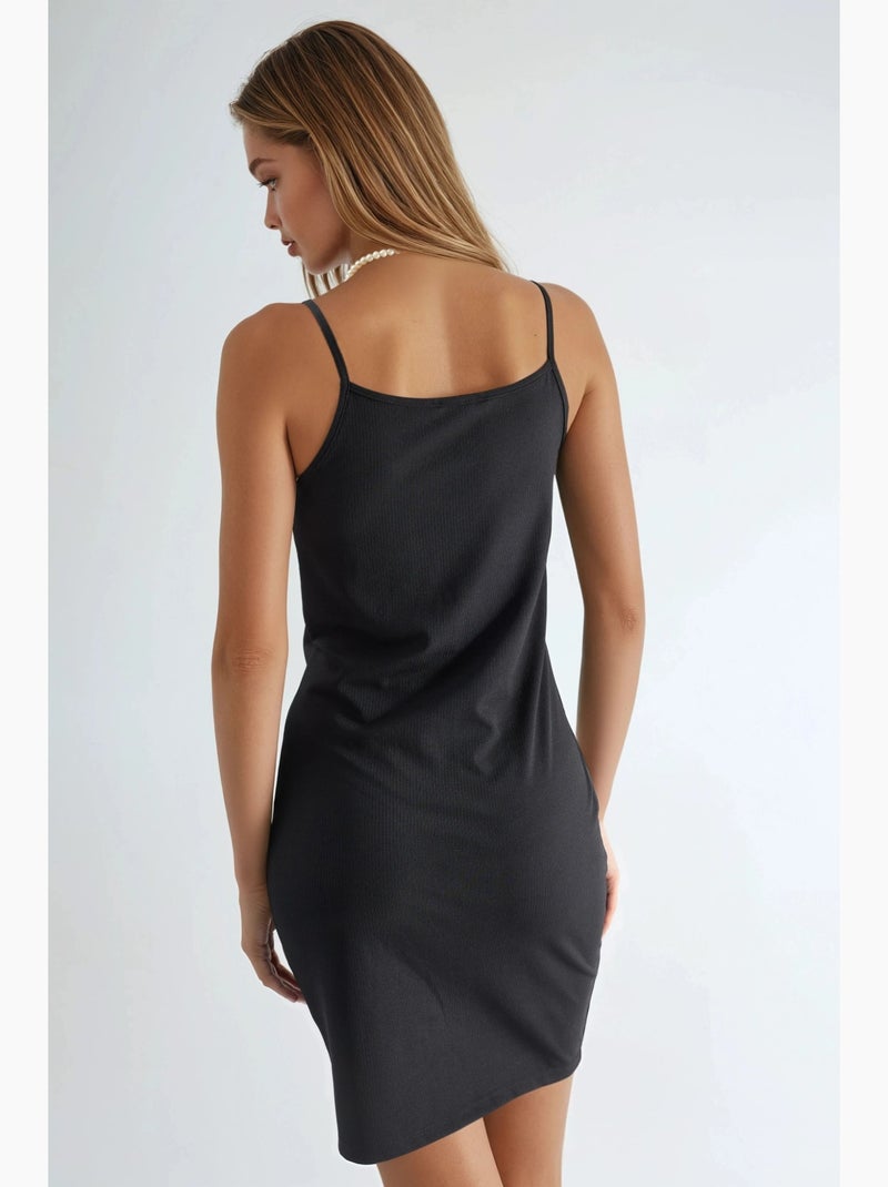 Strappy bodycon mini-jurk hiccup Zwart - Kiabi