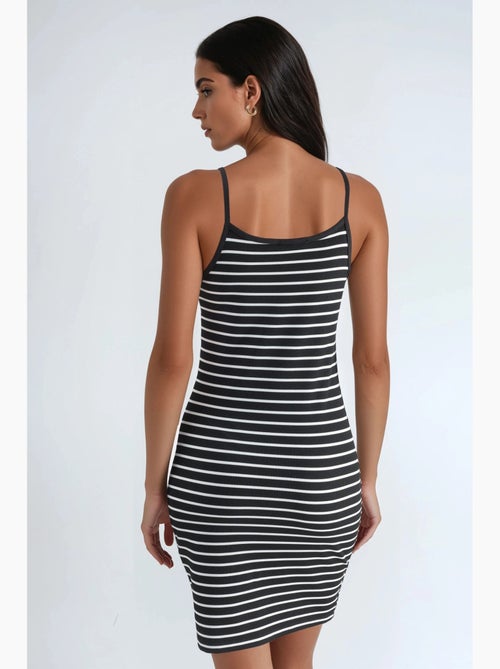 Strappy bodycon mini-jurk hiccup - Kiabi Strappy bodycon mini-jurk hiccup - Kiabi