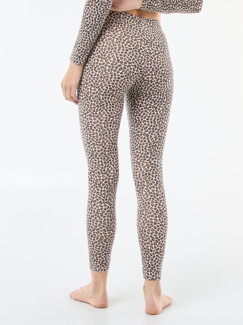 Stretch legging met warmteregulering en elastische taille - Kiabi
