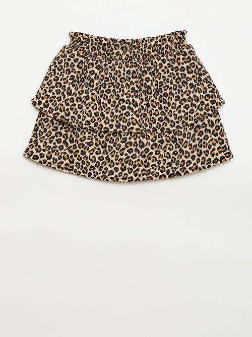 Stretch rok van jerseytricot - Kiabi