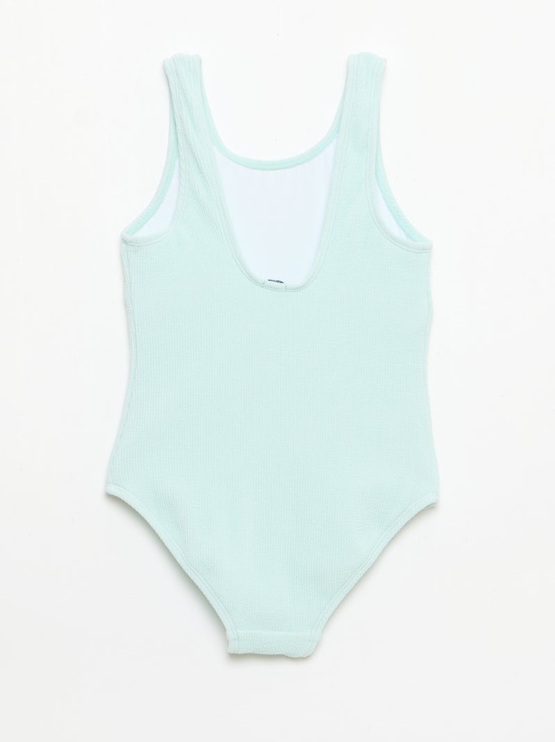 Stretch zwempak Blauw - Kiabi