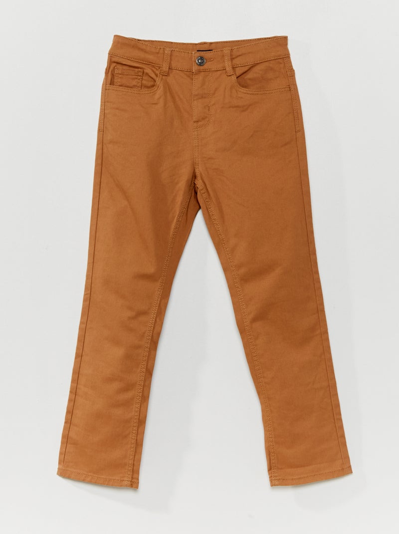 Stretchbroek - Comfortabel model BIEGE - Kiabi