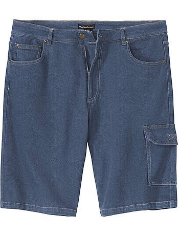 Stretchdenim cargo bermuda - atlas for men