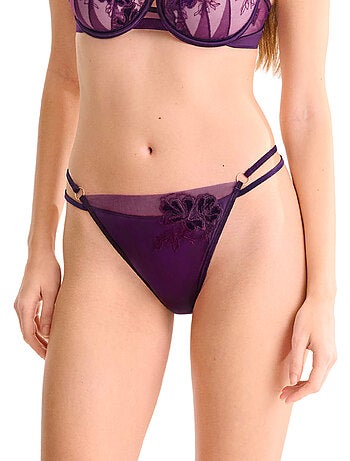 String bikini velvet luxe