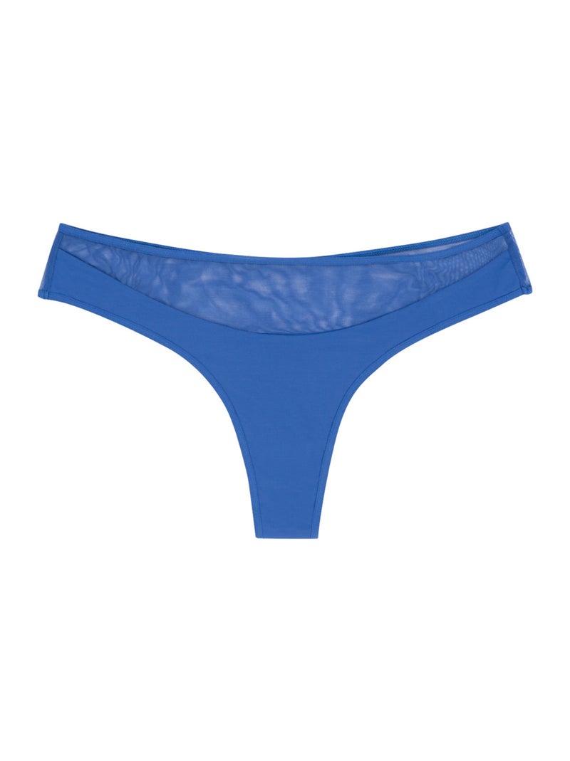 String dames tule athena Blauw - Kiabi